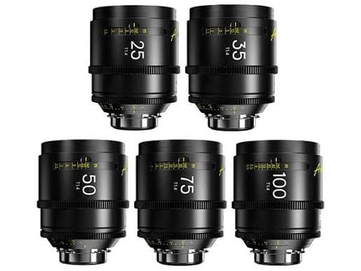 DZOFilm Arles Prime Set (25/35/50/75/100mm)